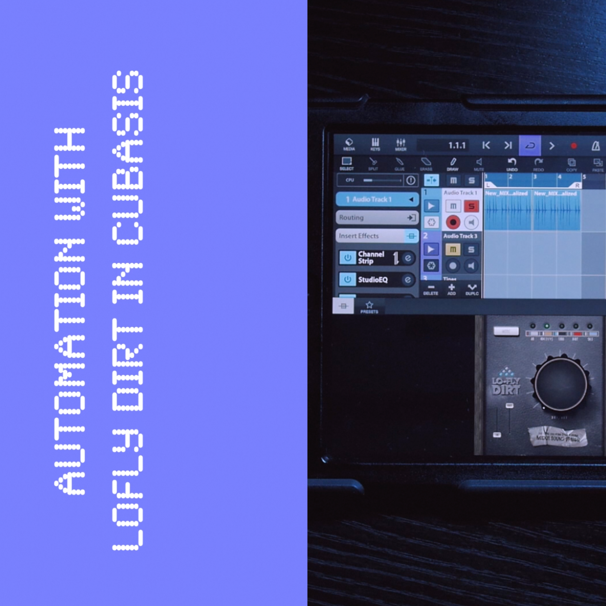 Automation with Lo-Fly Dirt In Cubasis