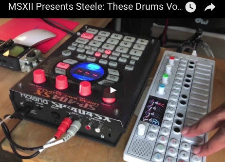 SP404x and OP-1 Using Steele These Drums 2