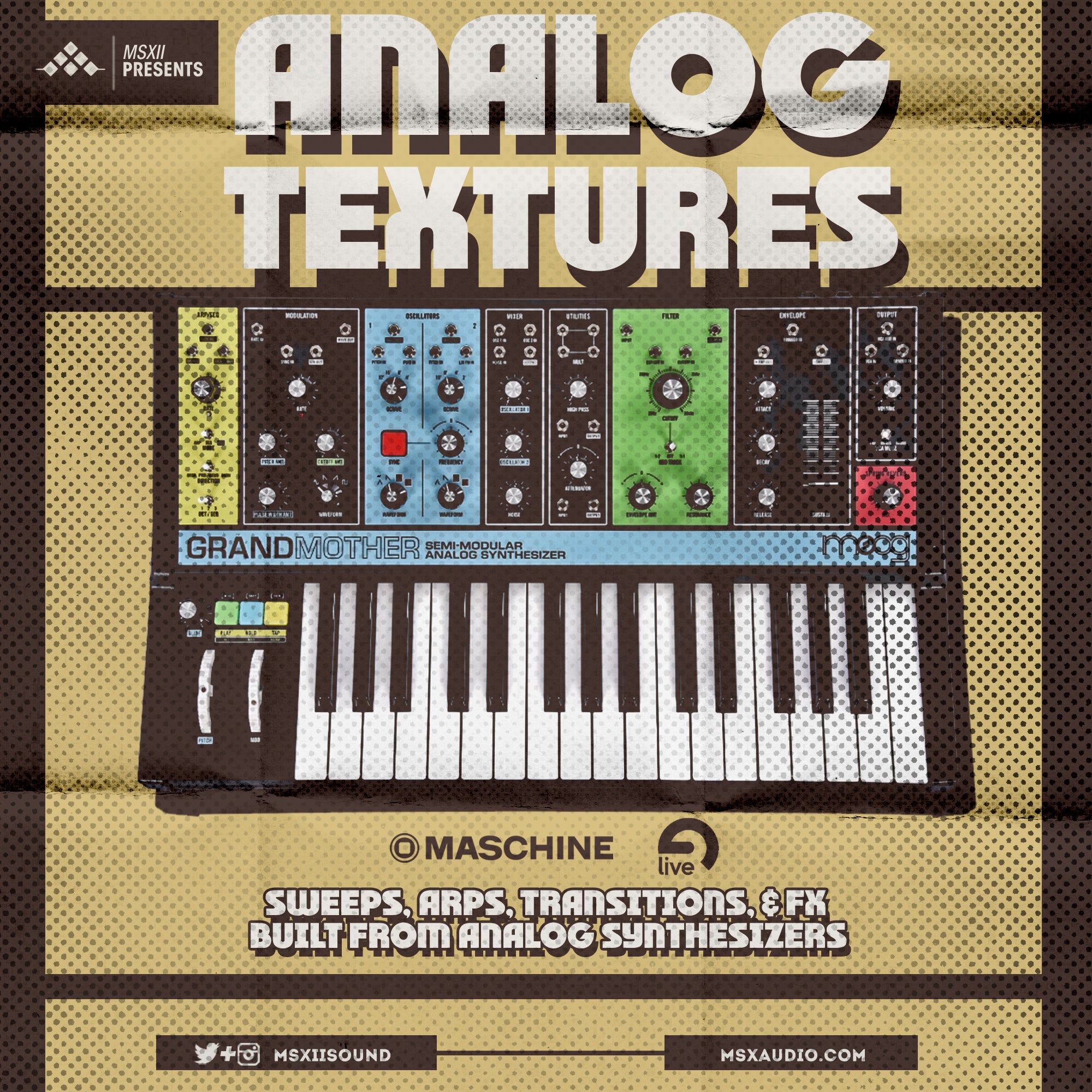 Analog Textures Vol. 1 - Sweeps, Arps, and Transition FX