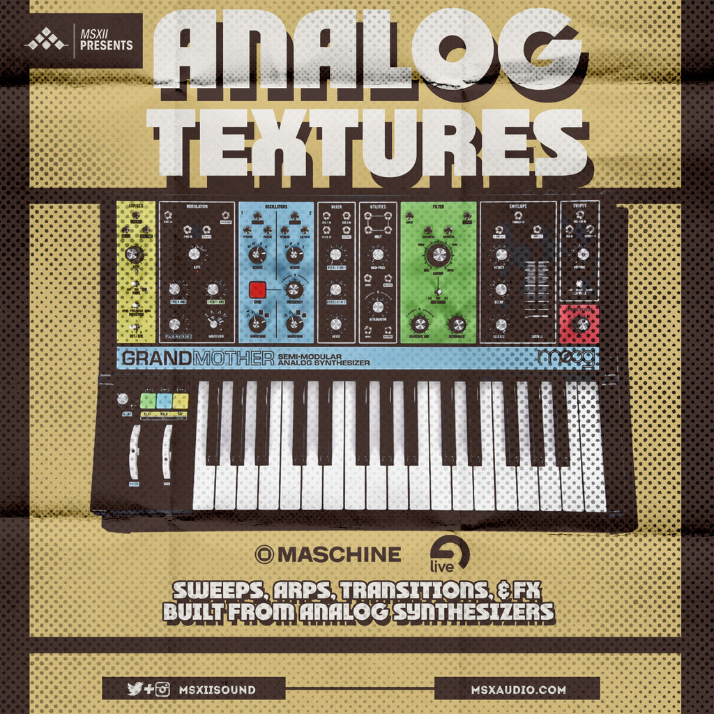 Analog Textures - Sweeps, Arps, and Transition FX