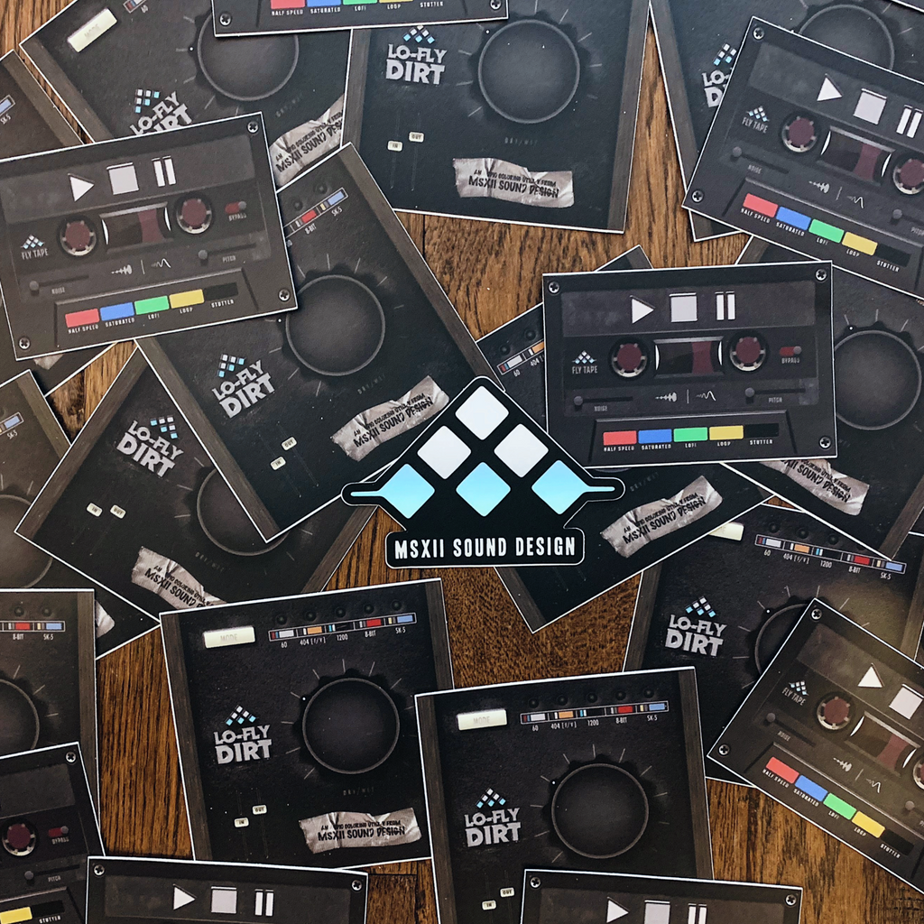 MSXII Sound Design Stickers