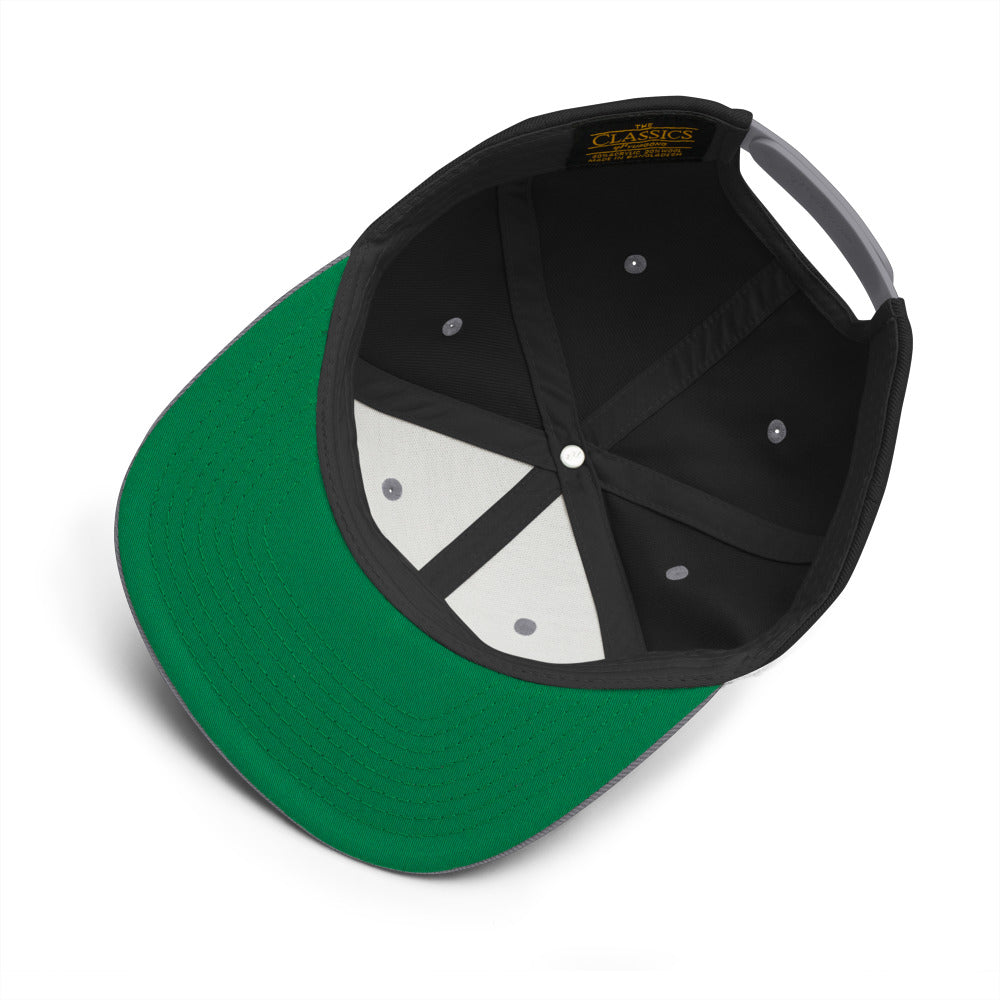 MSXII Snapback Hat - Black/Grey